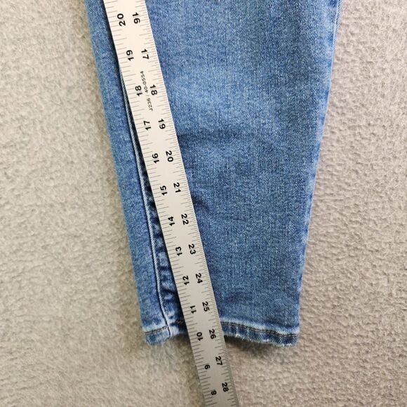 Levis Silvertab Jeans Womens 27 Blue Mom Jean Distressed Tapered High Rise VTG - Picture 11 of 16